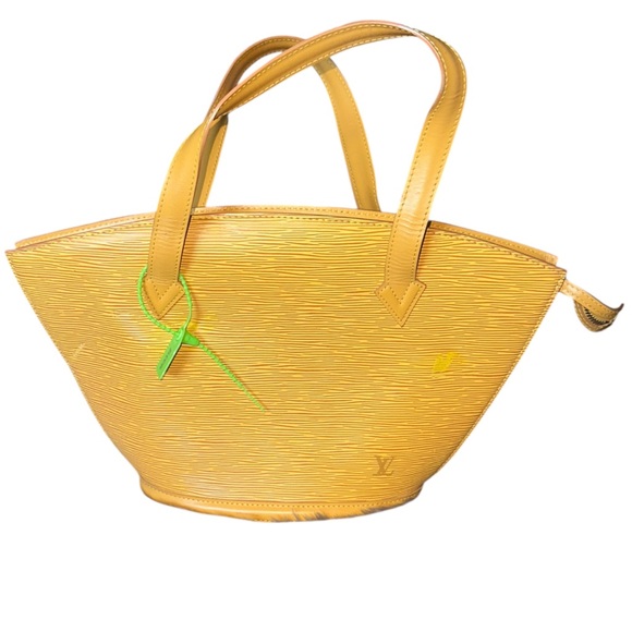 Yellow Louis Vuitton Epi Tote Bag - Picture 1 of 11